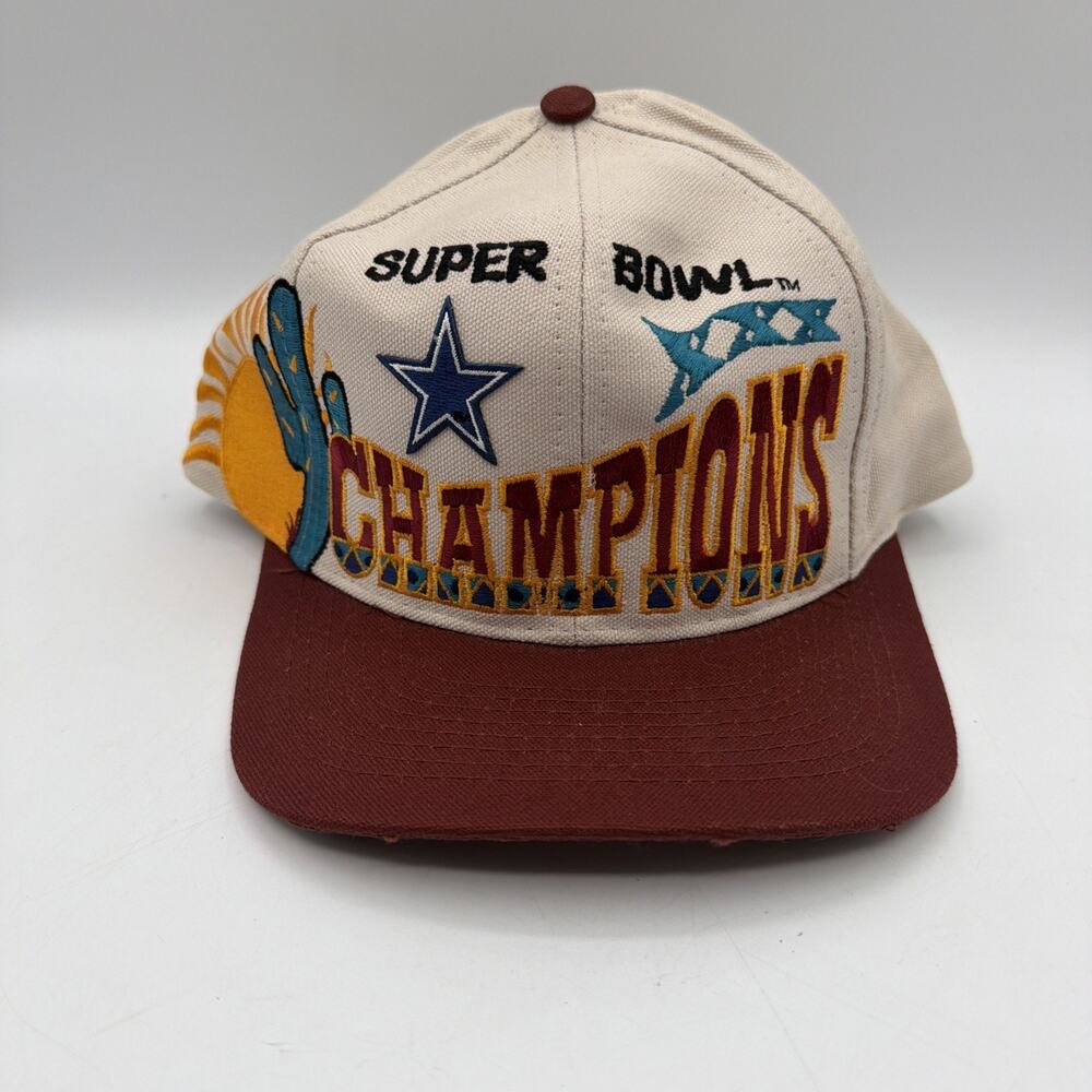 Vintage Dallas Cowboys Hat Cap Snap Back One Size NFL Super Bowl XXX Champions